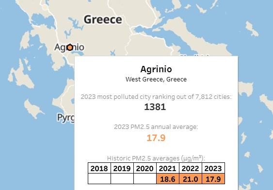 Ατμοσφαιρική ρύπανση: Ποιες χώρες έχουν τη χειρότερη ποιότητα αέρα